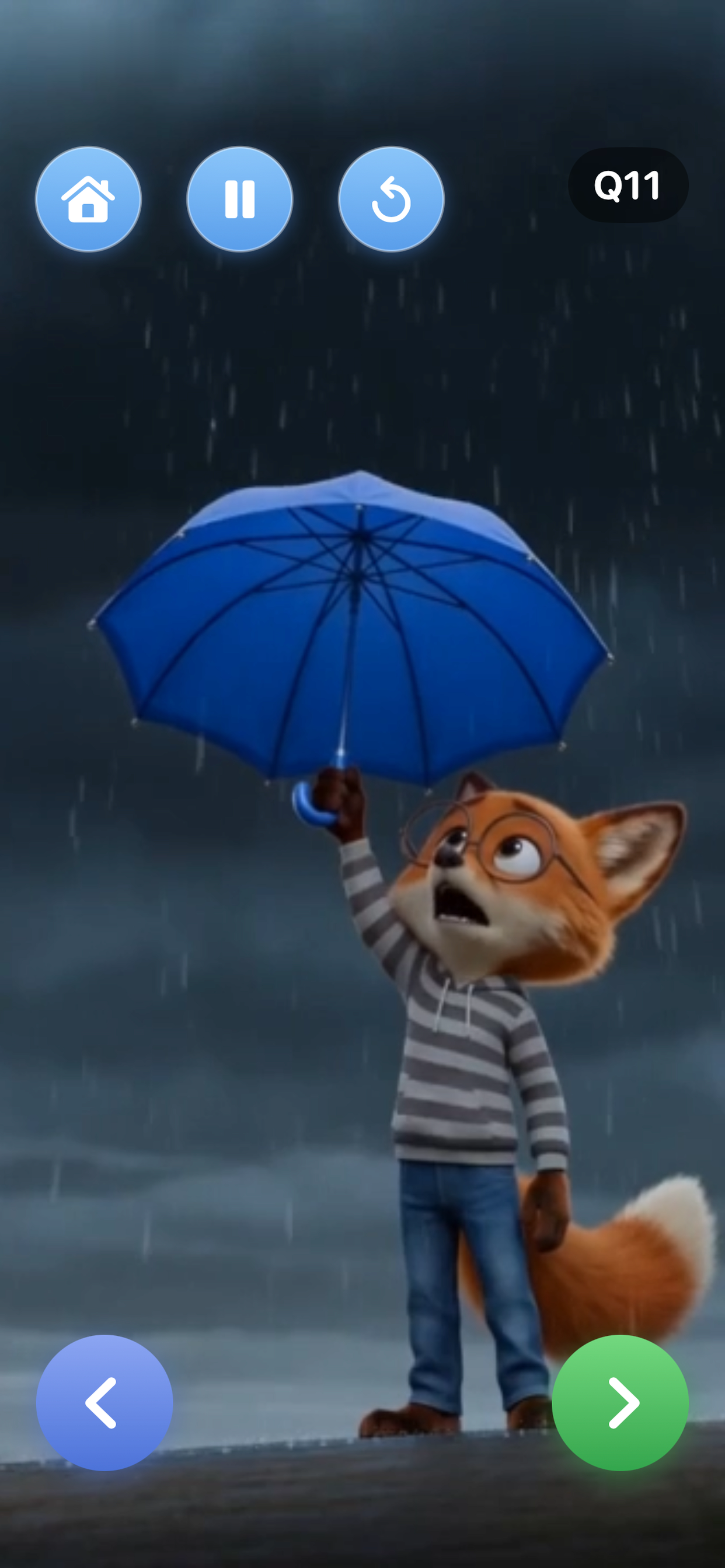 Rain explanation scene in Science with Mirus